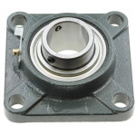 Подшипник UCF208 D-40mm 130*102mm (подшипник UC208, Корпус F208)