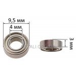Подшипник 4*9,5*3 (SR 166 ZZ) Подшипник 4*9,5*3 (SR 166 ZZ)