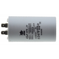Конденсатор JYUL CBB-60H 45мкф - 450 VAC клеммы (49*92 mm)