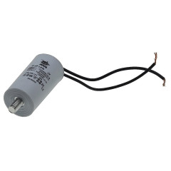 Конденсатор JYUL CBB-60L 2мкф - 450 VAC болт + провода (30*60 mm) 2