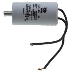 конденсатор JYUL CBB-60L 4мкф - 450 VAC болт + дроту(30*59 mm)