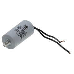 Конденсатор JYUL CBB-60L 4мкф - 450 VAC болт + провода (30*59 mm) 2