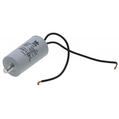 Конденсатор JYUL CBB-60L 5мкф - 450 VAC болт + провода (30*59 mm) 2