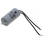 Конденсатор JYUL CBB-60L 6мкф - 450 VAC болт + провода (30*59 mm)