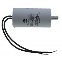 конденсатор JYUL CBB-60L 10мкф - 450 VAC болт + дроту(35*65 mm)