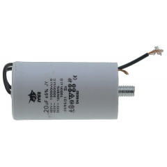 конденсатор JYUL CBB-60L 20мкф - 450 VAC болт + дроту(40*70 mm)