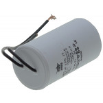 Конденсатор JYUL CBB-60L 20мкф - 450 VAC болт + провода (40*73 mm)