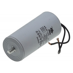 Конденсатор JYUL CBB-60L 45мкф - 450 VAC болт + провода (50*110 mm) 2