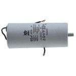 Конденсатор JYUL CBB-60L 60мкф - 450 VAC болт + провода (49*120 mm)