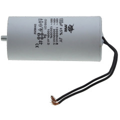 конденсатор JYUL CBB-60L 100мкф - 450 VAC болт + дроту(60*123 mm)
