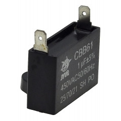 конденсатор JYUL CBB-61 1мкф - 450 VAC прямокутний 12х36х23 2