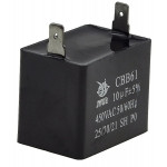 Конденсатор JYUL CBB-61 10мкф - 450 VAC прямокутний 27x48x40
