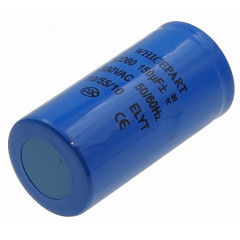 конденсатор JYUL CD-60 150мкф - 300 VAC Пусковий - 50Hz. (45*101 mm) 2