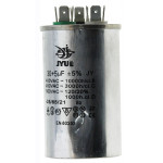 Конденсатор JYUL CBB-65 30+5мкф - 450 VAC алюминий (50*86 mm)