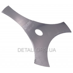 Ніж зубчастий 3-Т мотокоси/тримера (255*25,4*1,5 мм) 2