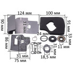 Набір прокладок тримера Husqvarna 128R оригiнал 5450080-84