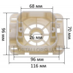 Передняя опора якоря газонокосилки Dnipro-M 38