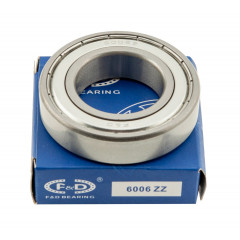 Подшипник F&D 6006 ZZ (30*55*13) металл 2