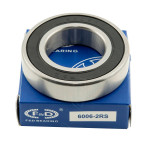 Подшипник F&D 6006 2RS (30*55*13) резина