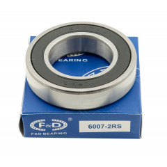Подшипник F&D 6007 2RS (35*62*14) резина 2