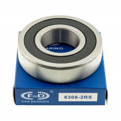 підшипник F&D 6308 2RS(40*90*23) гума