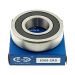 Подшипник F&D 6308 2RS (40*90*23) резина