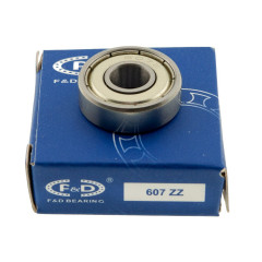 підшипник F&D 607 ZZ(7*19*6) метал 2