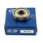 Подшипник F&D 607 ZZ (7*19*6) металл