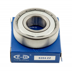 підшипник F&D 6204 ZZ(20*47*14) метал 2