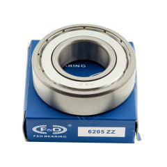 Подшипник F&D 6205 ZZ (25*52*15) металл 2