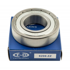 підшипник F&D 6206 ZZ(30*62*16) метал 2