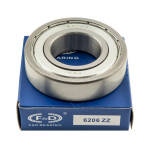 Подшипник F&D 6206 ZZ (30*62*16) металл