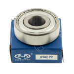 підшипник F&D 6302 ZZ(15*42*13) метал