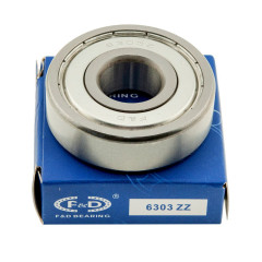 підшипник F&D 6303 ZZ(17*47*14) метал 2