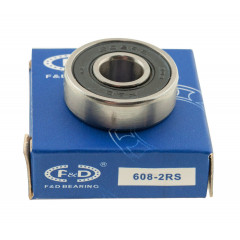підшипник F&D 608 2RS(8*22*7) гума 2