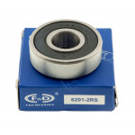 підшипник F&D 6201 RS(12*32*10) гума