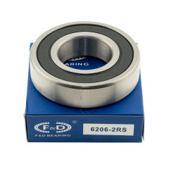 підшипник F&D 6206 RS(30*62*16) гума 2