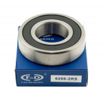підшипник F&D 6206 RS(30*62*16) гума