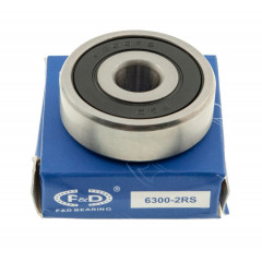 підшипник F&D 6300 2RS(10*35*11) гума 2