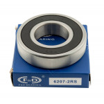 підшипник F&D 6207 2RS(35*72*17) гума