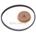 Шків распредвала + ремінь ГРМ 4-Т двигуна мотокоси/кущоріза Honda GX35/GX35NT/HHT35S/UMC435A