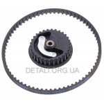 Шкив распредвала + ремень ГРМ 4-Т двигателя мотокосы/кустореза Honda GX25