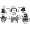 Блок двигателя 4T 139F (в сборе) мотокосы