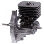 Поршнева у зборі мотокоси Husqvarna 128R (шорт-блок з картером)