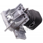 Поршнева у зборі мотокоси Husqvarna 128R (шорт-блок з картером)