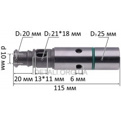 Стовбур відбійного молотка Bosch GSH 3 оригінал 1618598238