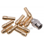 Гайка + цанга гравера в наборе (11 шт.)