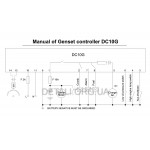 Контролер Mebay DC10G із замком запалювання для дизельних генераторів