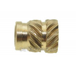 Гайки закладные с накаткой для 3D-принтеров 2,5*4 (100 шт.) Гайки закладные с накаткой для 3D-принтеров 2,5*4 (100 шт.)