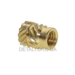 Гайки закладные с накаткой для 3D-принтеров 2,5*4 (100 шт.) Гайки закладные с накаткой для 3D-принтеров 2,5*4 (100 шт.)